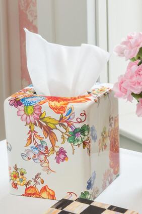 Flower Market Tissue Box Cover